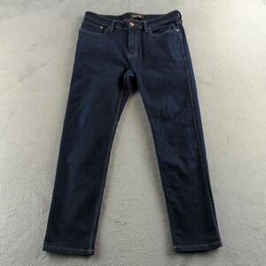 DU/ER Jeans Mens 34x30 Blue Dark Wash L2X Slim Fit Performance Stretch Denim